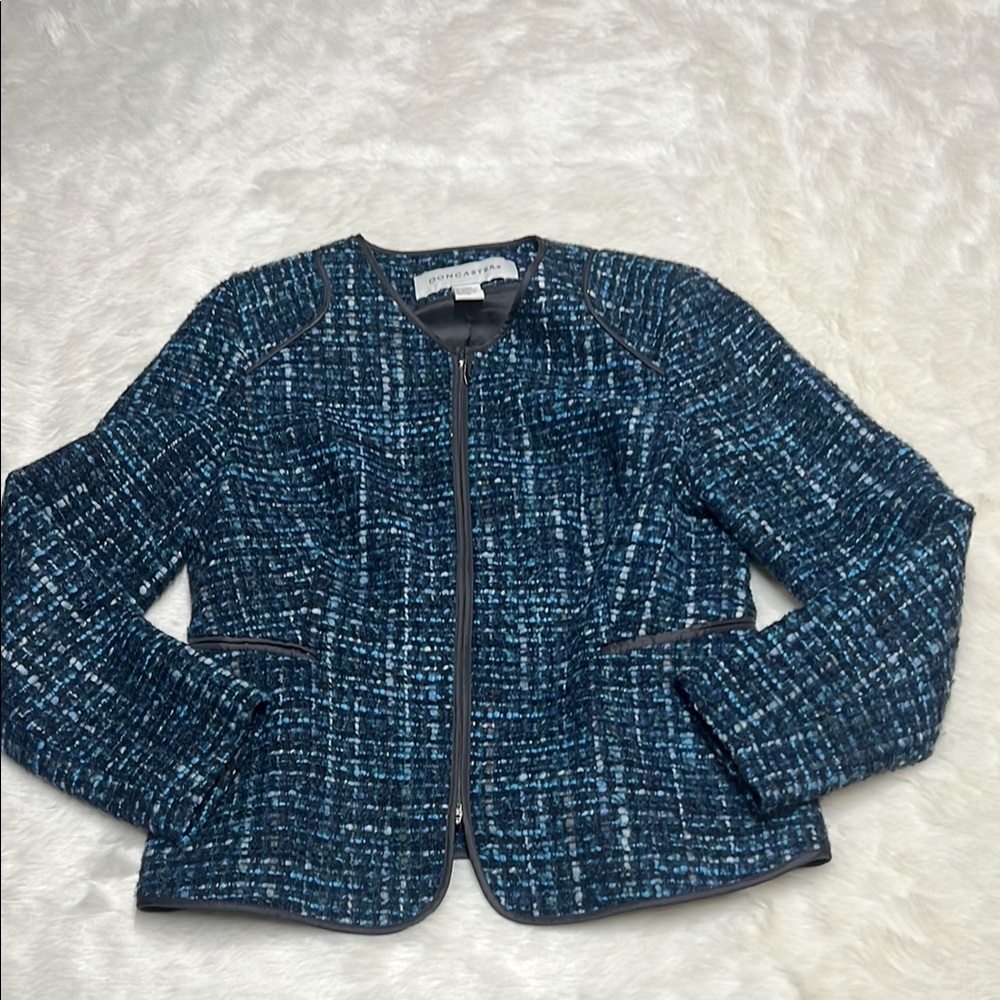 Doncaster Blue Tweed Blazer